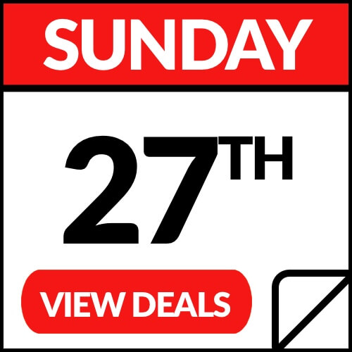 Sunday November 27th Click to view deals