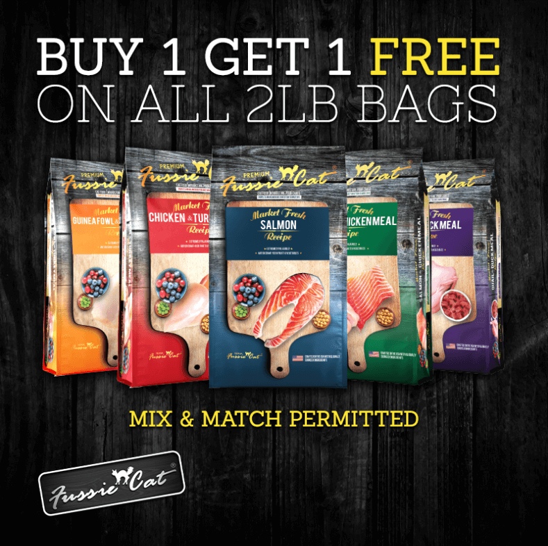 Buy 1, Get 1 FREE on all formulas of 2lb bags. Mix and match permitted.