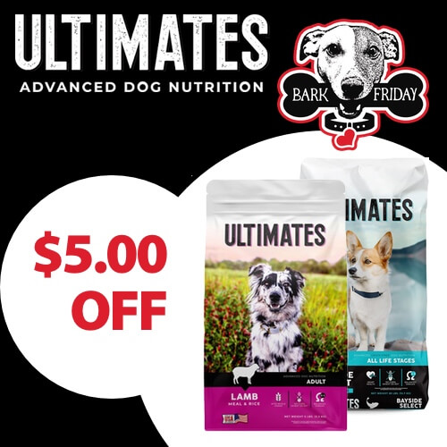 $5 off Ultimates Dry Dog Food