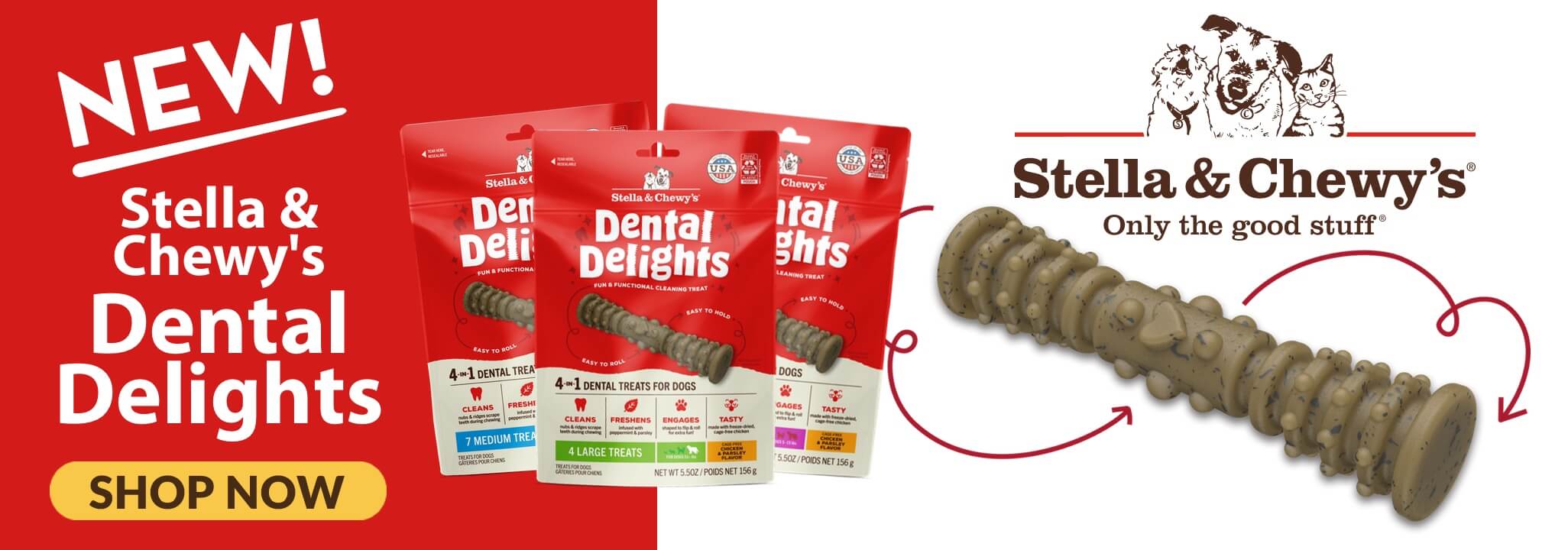 New Stella & Chewy's Dental Delights Shop Now