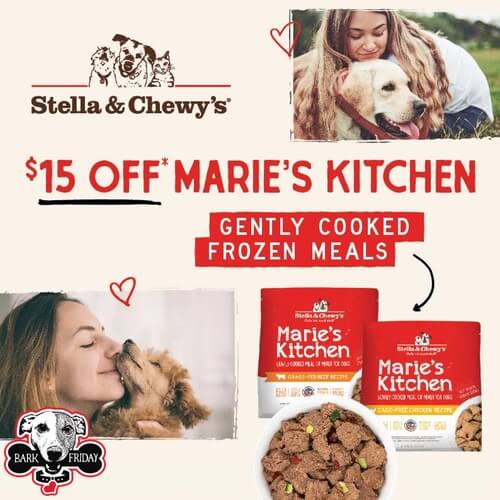 Stella & Chewy's $15 off Marie's Kitchen Gently Cooked Frozen Meals