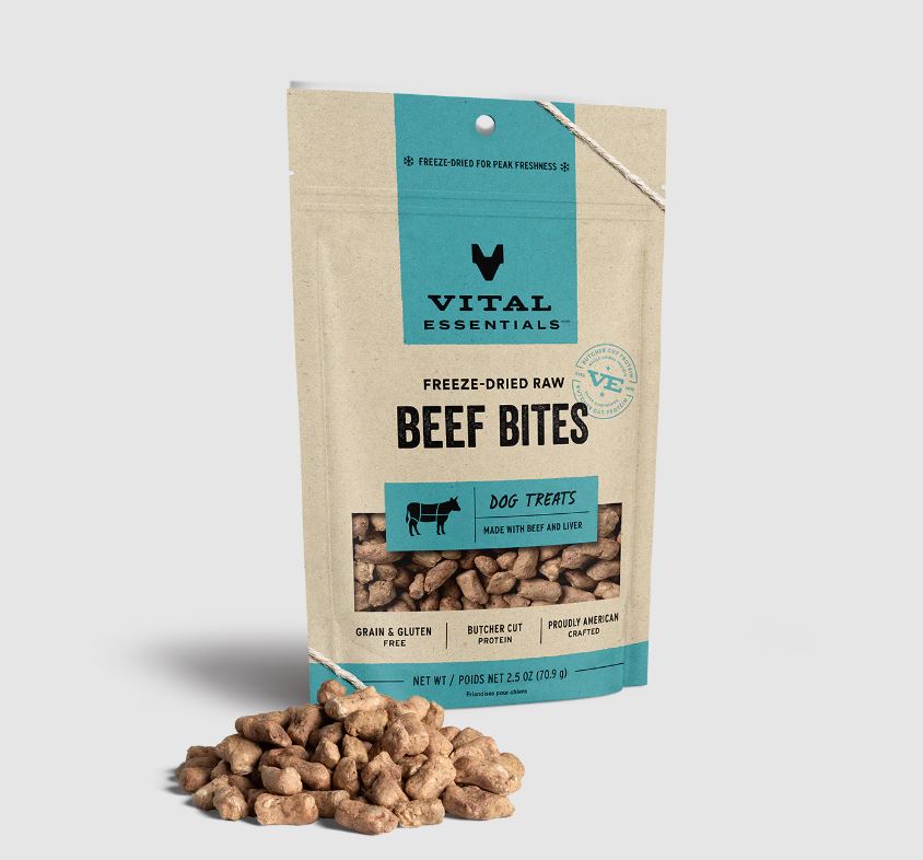 Freeze-Dried Beef Nibs, 2.5oz-Vital Essentials-