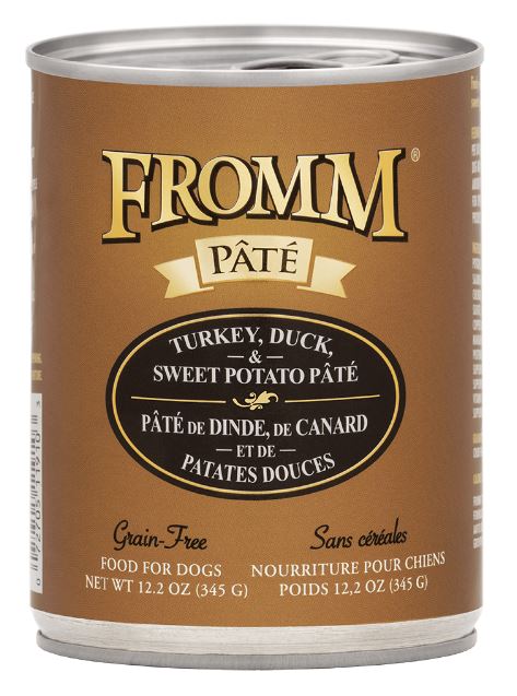 Fromm Dog Pate Turkey, Duck & Sweet Potato Recipe