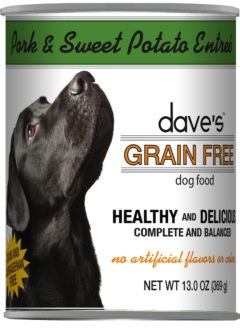 Dave's Dog Grain-Free Pate, 13 oz, Pork