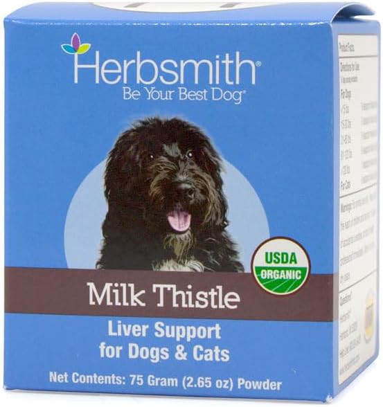 Herbsmith Milk Thistle, 2.65oz-Liver Support for Dogs & Cats
