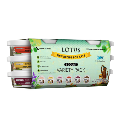 Lotus Cat Raw, Variety 6pk