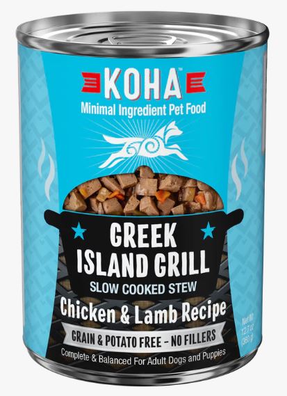 Koha Dog Slow Cooked Stews, 12.7 oz, Greek Island Grill