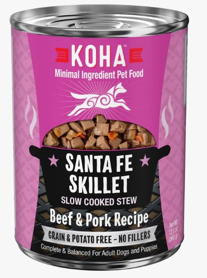 Koha Dog Slow Cooked Stews, 12.7 oz, Santa Fe Skillet