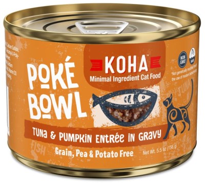 Koha Cat Poke Bowl-Tuna & Pumpkin Entrée in Gravy