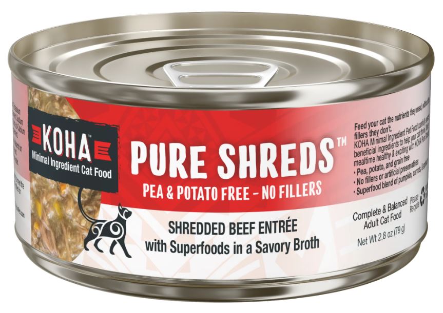 Koha Pure Shreds for Cats-Beef Entrée