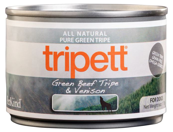 Tripett Dog Can, 5.5 oz-Green Beef Tripe & Venison-