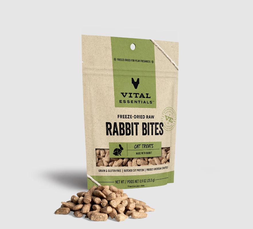 VE FD Cat Treats, 1.0 oz, Rabbit Bites