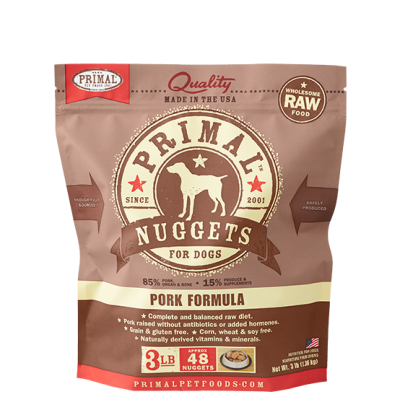 Primal Frozen Raw Food for Dogs - Pork