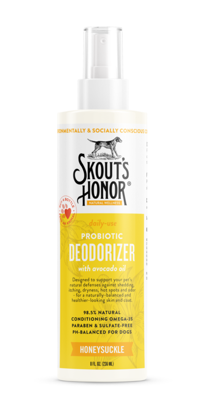 Skout's Honor Deodorizer, 8 oz, Honeysuckle