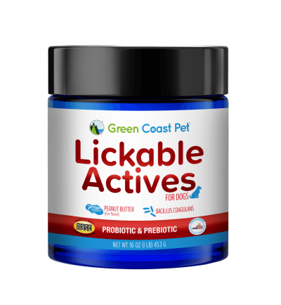 Lickable Actives Peanut Butter, 16 oz, Pre & Probiotics