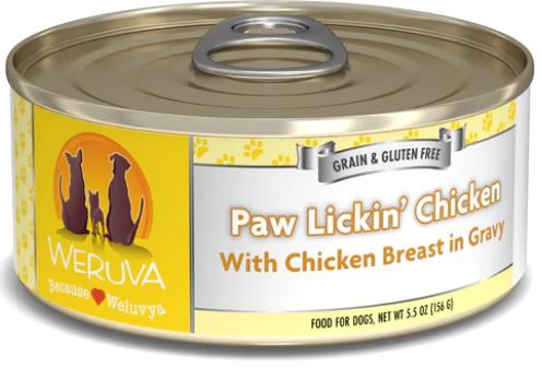 Weruva Grain Free Paw Lickin' Chicken Dog Food