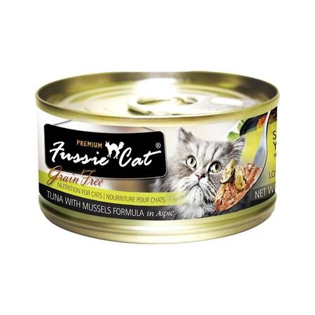 Fussie Cat Wet Food Premium Tuna & Mussel in Aspic