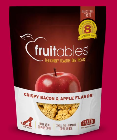 Fruitables Crispy Bacon and Apple Baked Dog Treats
