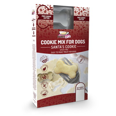 Puppy Cake  Santa's Cookie Mix and Cookie Cutter (