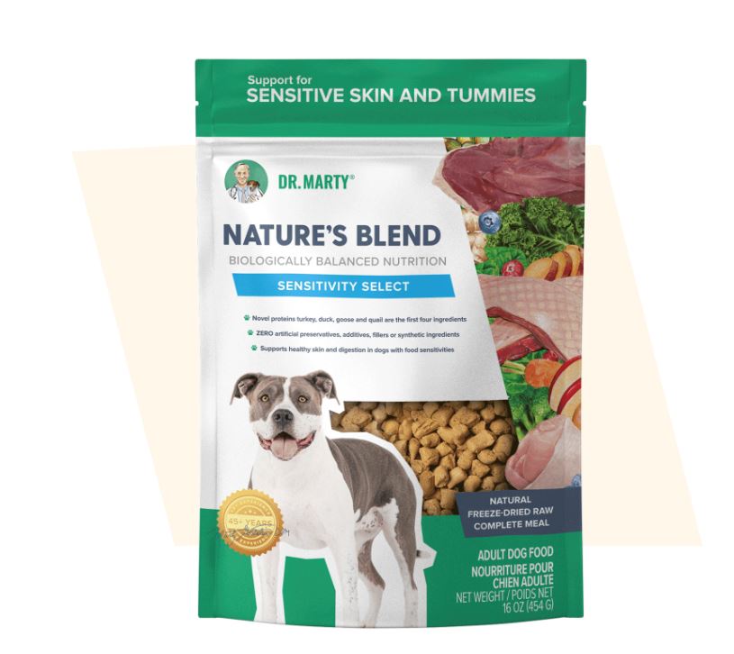 Dr. Marty's Freeze-Dried Nature's Blend Formula for Dogs-Sensitivity Select