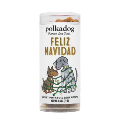 Polka Dog Feliz Navidad Training Treats, 2.5 oz-Sweet Potato & Beef Wonder Nuggets