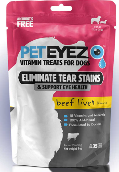 Pet Eyez Beef Liver Vitamin Treats, 1 oz