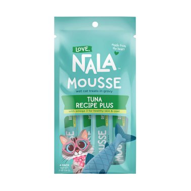 Love Nala Cat Treat Mousse Tubes, Tuna Plus Omega 3-Love Nala
