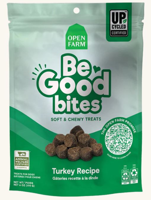 Open Farm Be Good Bites 6oz-Turkey