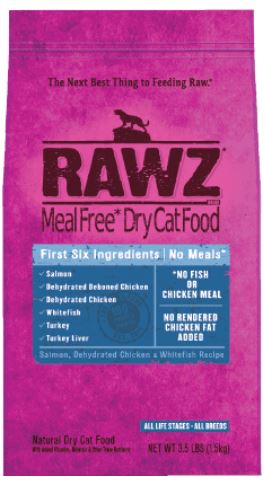 Rawz Cat Dry Meal Free GF 1.75 lb-Salmon & Chicken