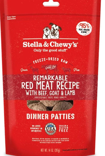 Stella & Chewy 5.5 Oz Fd Dinner Patties-Red Meat