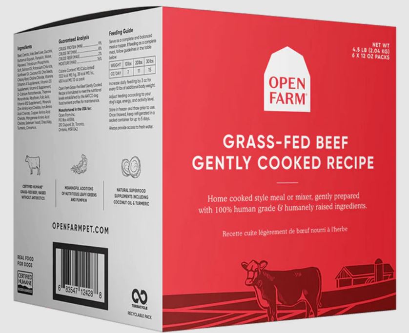 Open Farm Gently Cooked for Dogs, 96oz Box