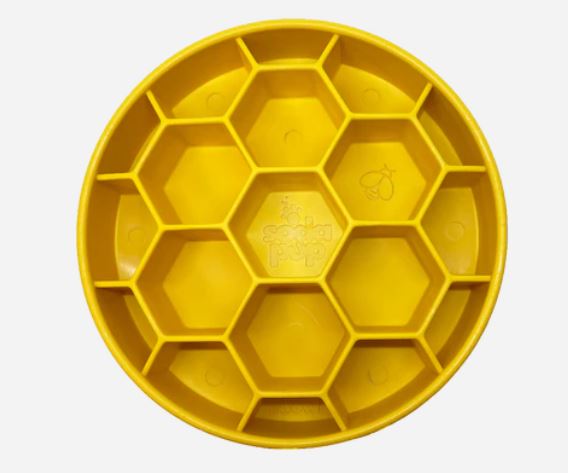 "Honeycomb" Slow Feeder Bowl-SodaPup