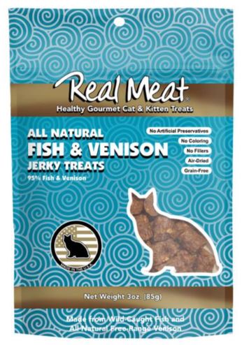 Real Meat Co. Cat Jerky-Fish & Venison