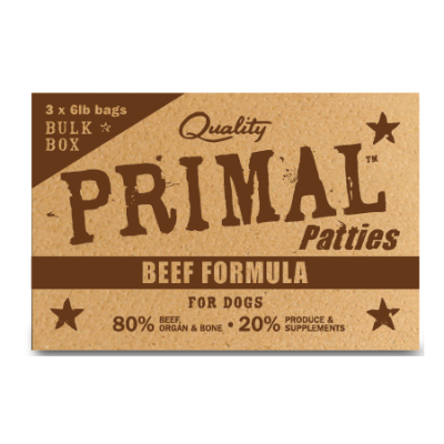 Primal Frozen Raw Food for Dogs - Beef-Beef
