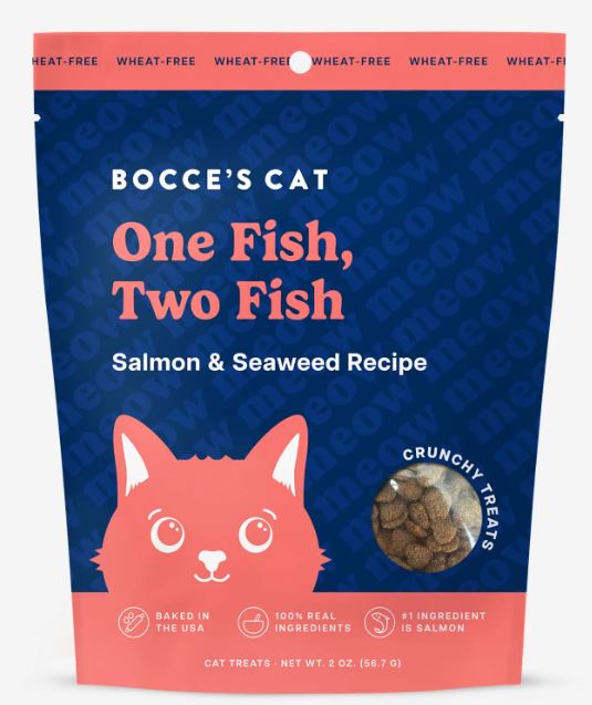 Bocce's One Fish, Two Fish 2oz-Salmon And Seaweed
