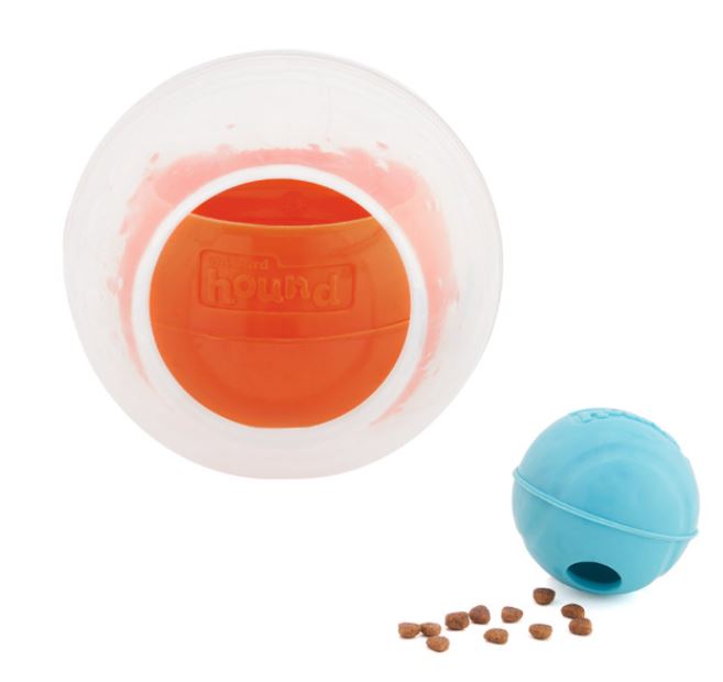 Topsy Treat Ball Interactive Puzzle Ball-Orange