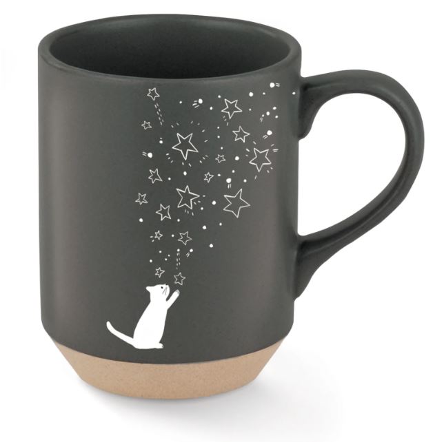 "Celestial Cat" Stoneware Mug-Petshop by Fringe Studio