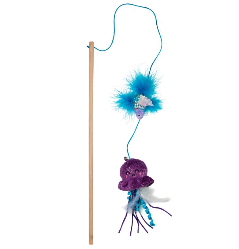 "Going With The Tide" Catnip Wand Toy-Petshop by Fringe Studio