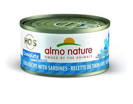 Almo Nature HQS Complete Wet Food 2.47oz-Tuna & Sardines in gravy