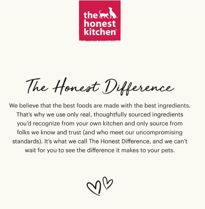 The Honest Kitchen Family Business promise