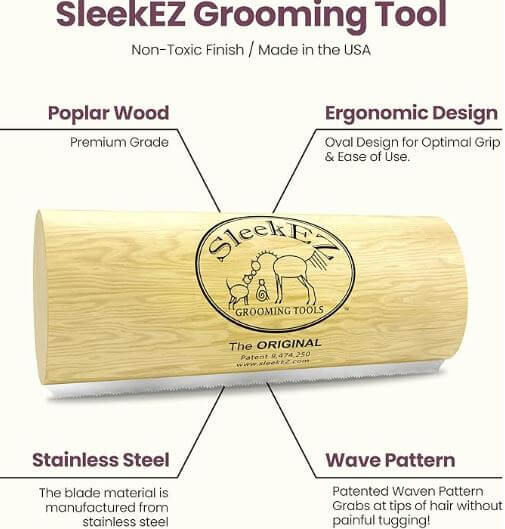 SleekEZ ORIGINAL deshedding tool characteristics that make it better than the others 
