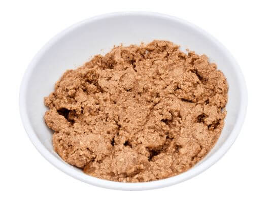 Rawz Rabbit & Pumpkin Pate open in a bowl to show product quality