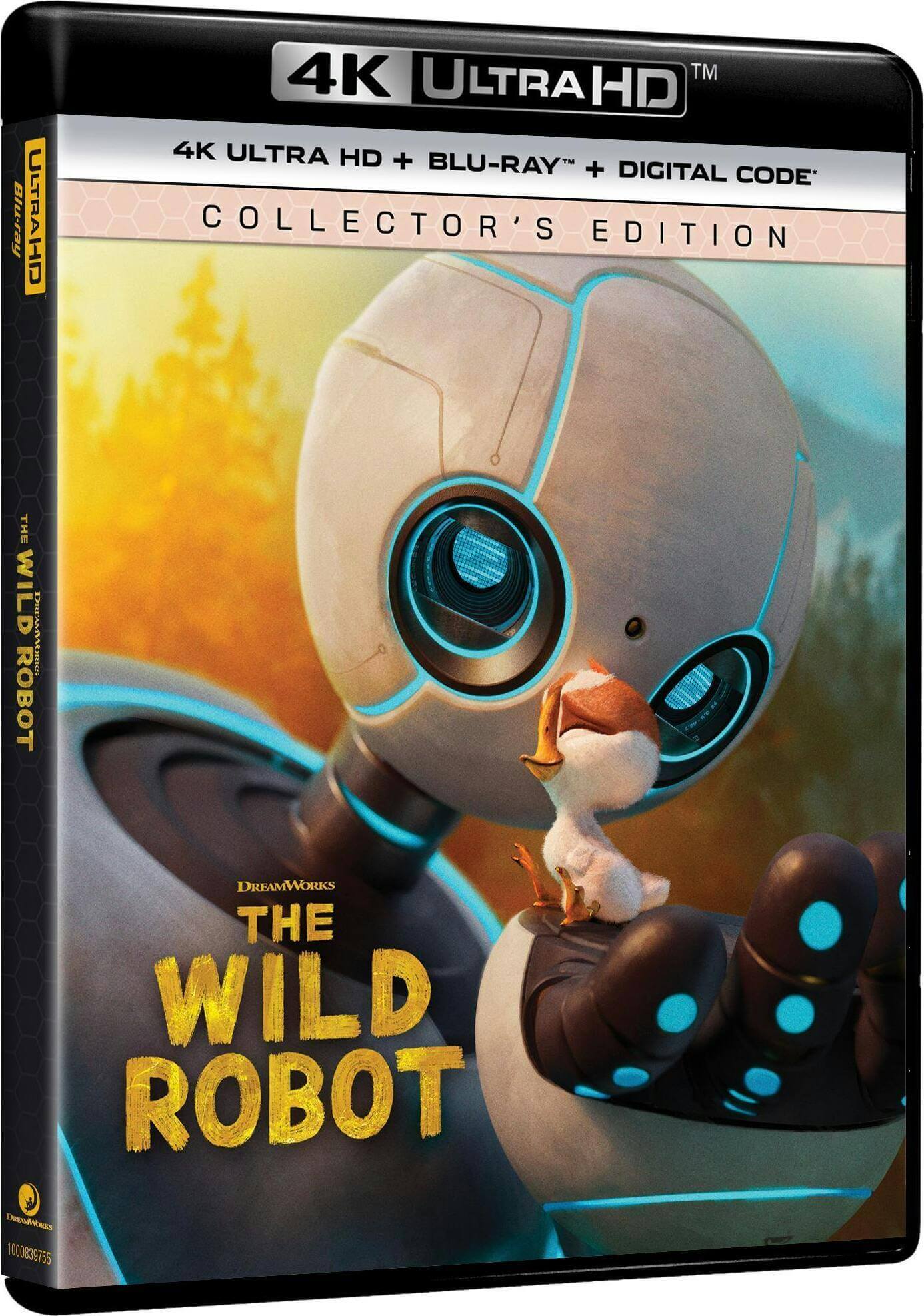 Front Cover (Overview) - WILD ROBOT (2024),THE/NYONG'O/PASCAL/CONNOR@PG@4K ULTRA HD + BLU-RAY