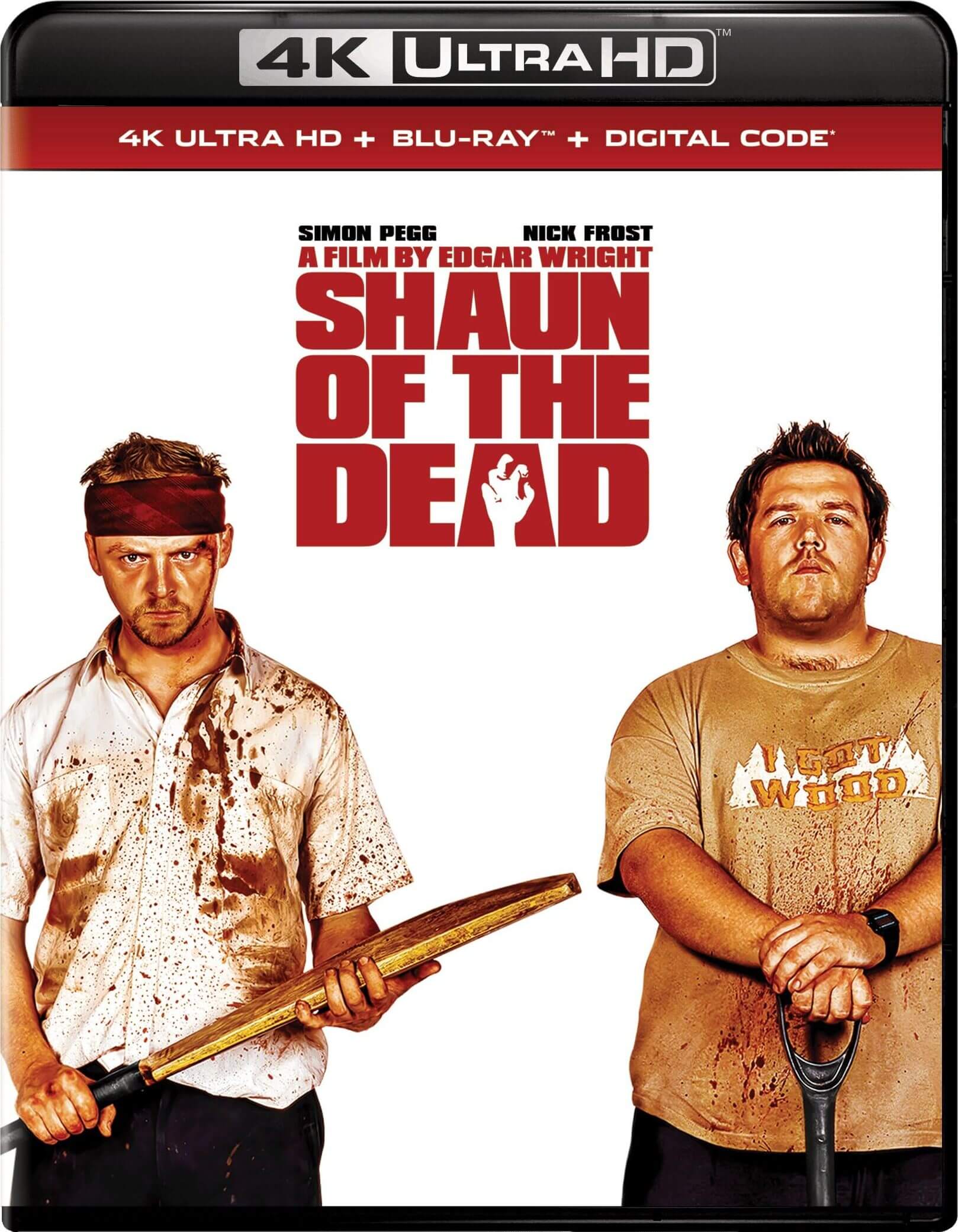 Front Cover - SHAUN OF THE DEAD (2004) (20TH ANNIVERSARY)/PEGG/FROST/ASHFIELD@R@4K ULTRA HD + BLU-RAY