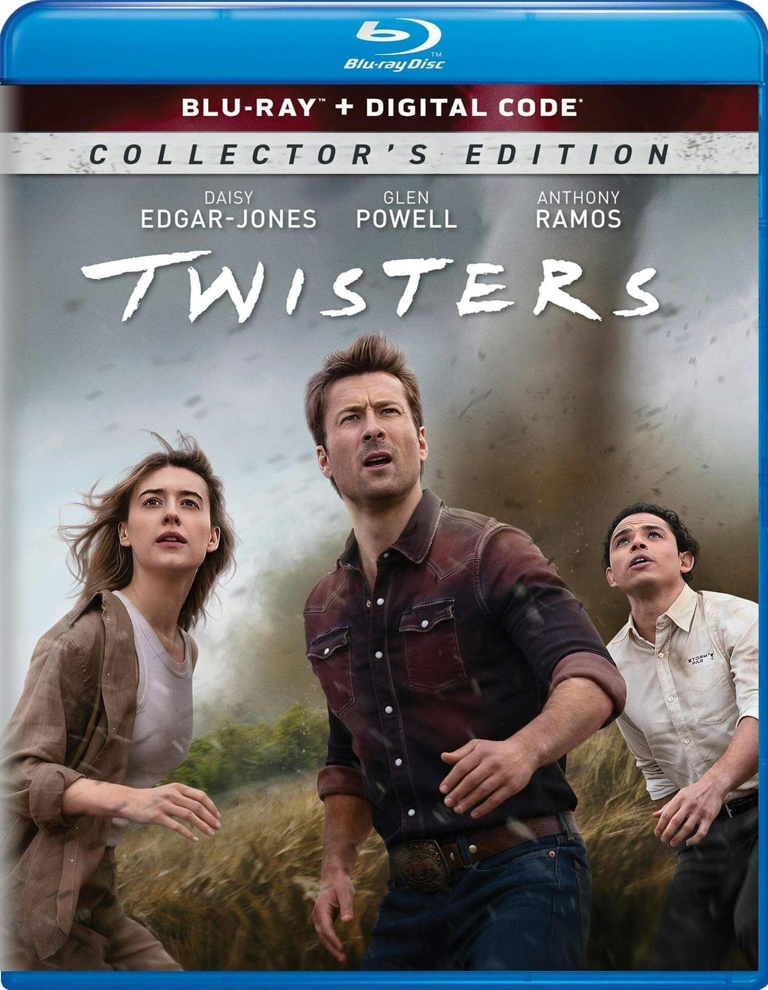 Front Cover - TWISTERS (2024)/EDGAR-JONES/POWELL/RAMOS@PG-13@BLU-RAY