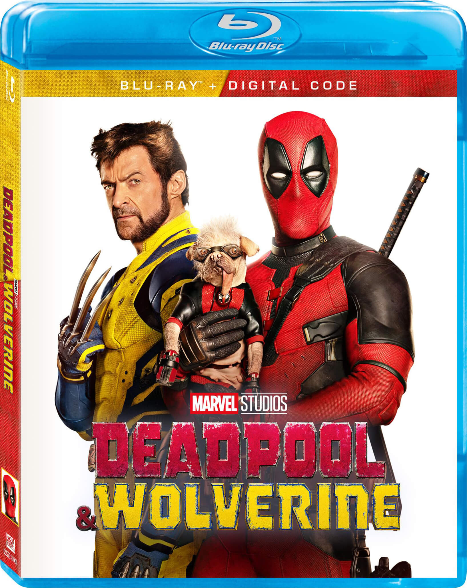 Front Cover (No Slipcover) - DEADPOOL & WOLVERINE (2024)/REYNOLDS/JACKMAN/CORRIN@R@BLU-RAY