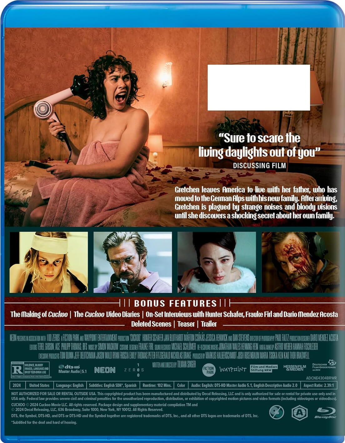 Back Cover - CUCKOO (2024)/SCHAFER/STEVEnS/HENWICK@R@BLU-RAY