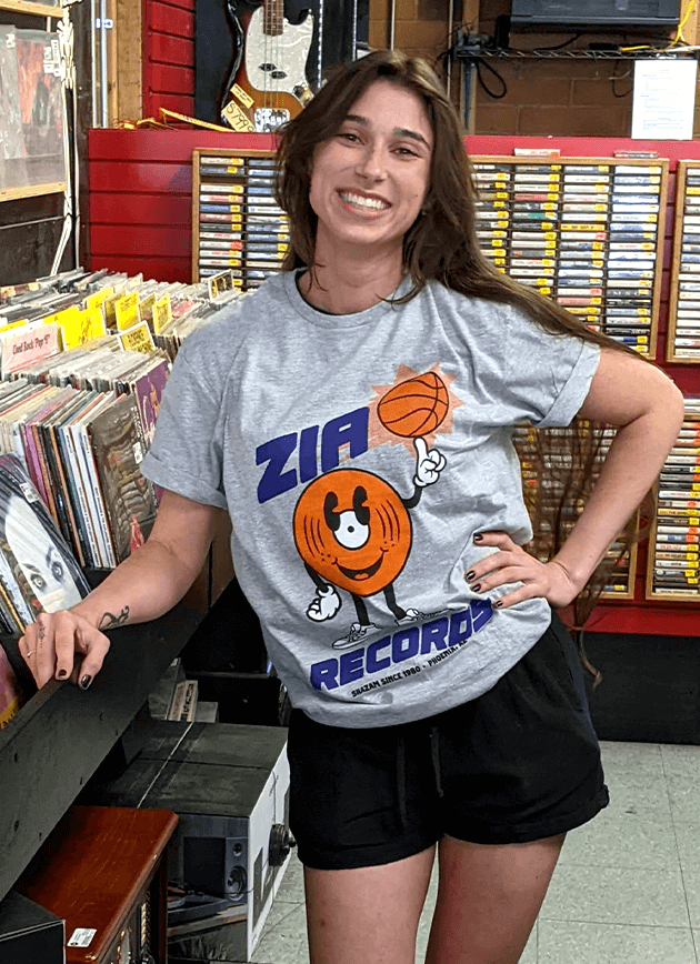 Shazam Suns Basketball Zia Records Grey T-Shirt